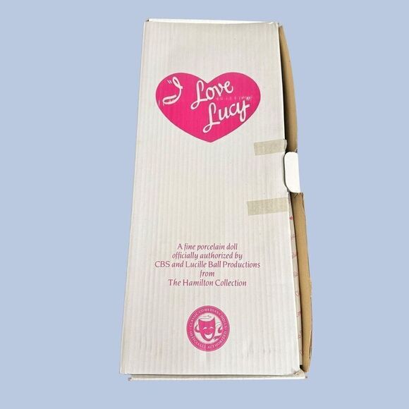 Lucille Ball / I Love Lucy / Hamilton Collection Fine Porcelain 18” Doll / IOB - Picture 14 of 15
